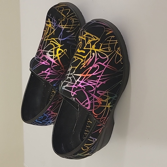 NURSE SUEDE CLOGS size 7.5 - Picture 2 of 4